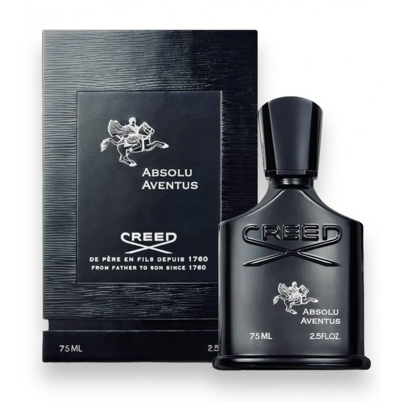 Creed Absolu Aventus Limited Edition 75 ml - perfume bottle with notes of grapefruit, bergamot, and black currant.